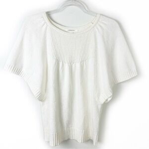 Anthropologie White Sweater